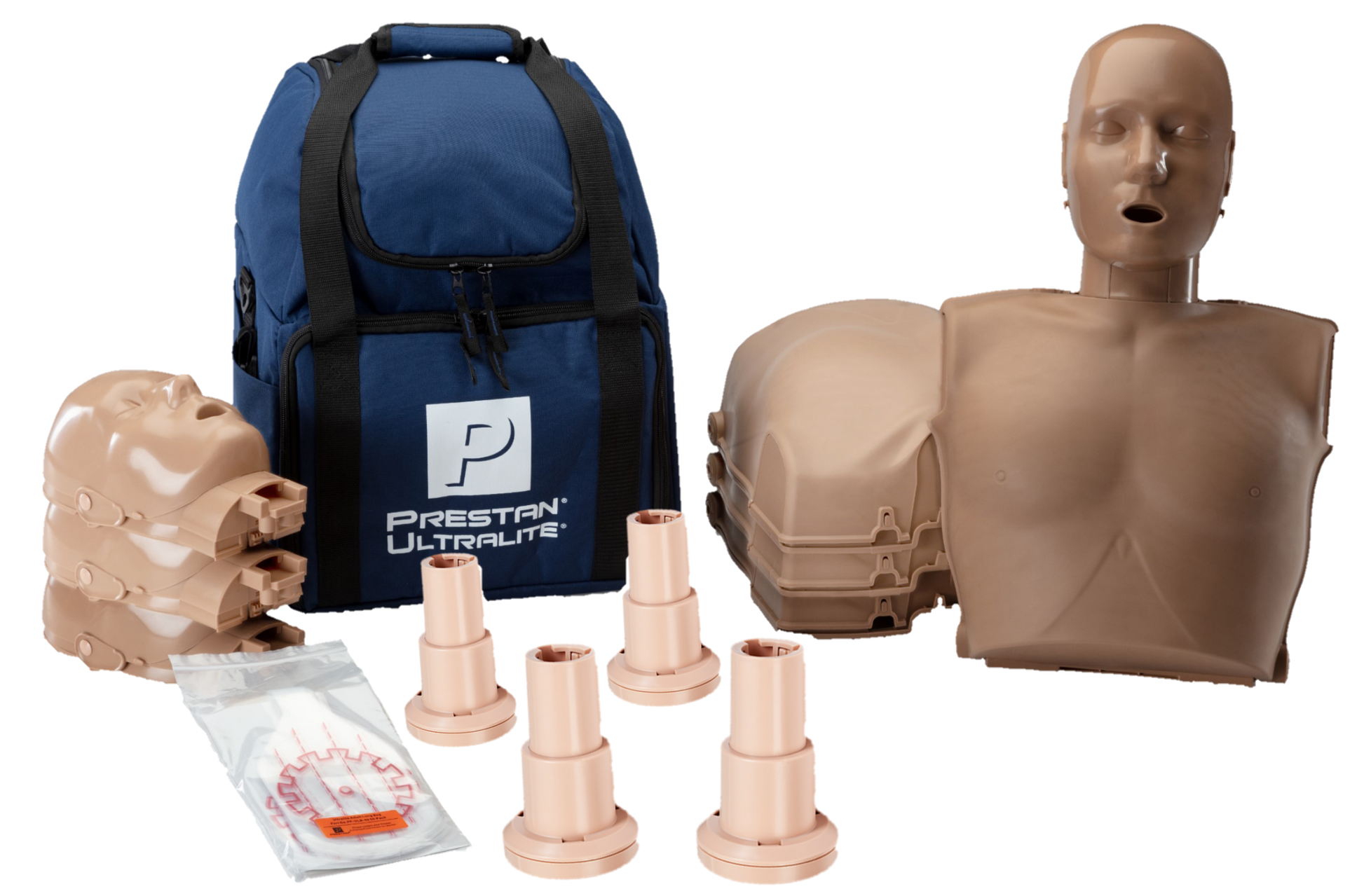 PRESTAN Ultralite® Manikin without CPR Monitor Diversity Kit 4-Pack